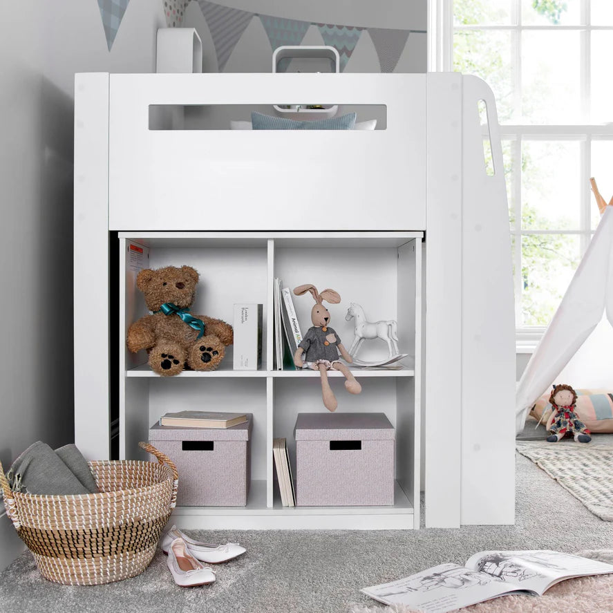 Bedmaster Lacy Mid Sleeper - Lacy Storage Mid Sleeper Bed ModelBedroom