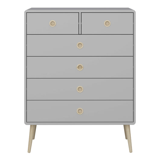 Softline 2 + 4 Chest Grey ModelBedroom