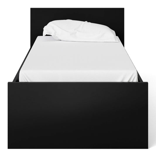 Naia Single Bed 3ft (90 x 190) in Black Matt ModelBedroom