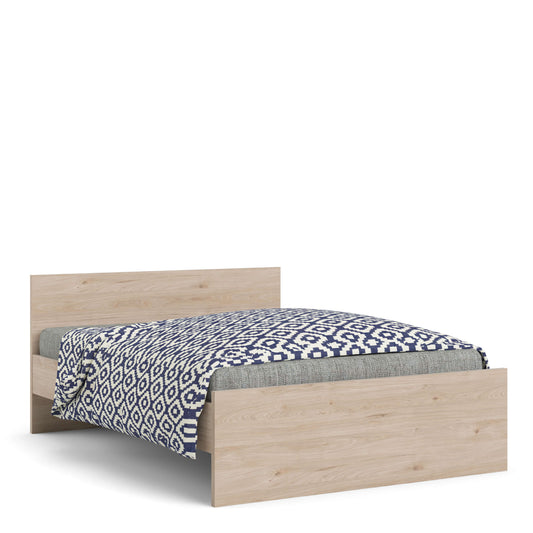 Naia Double Bed 4ft6 (140x190) Jackson Hickory Oak structure ModelBedroom