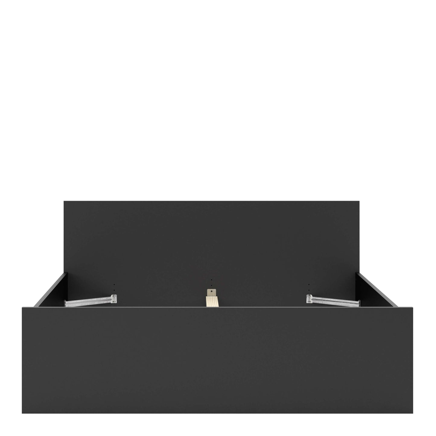 Naia Euro King Bed (160 x 200) in Black Matt ModelBedroom