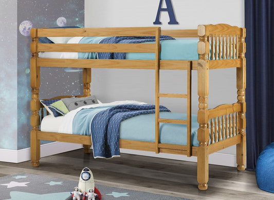 Chunky Bunk Bed Pine - A Solid Pine Bunk Bed ModelBedroom