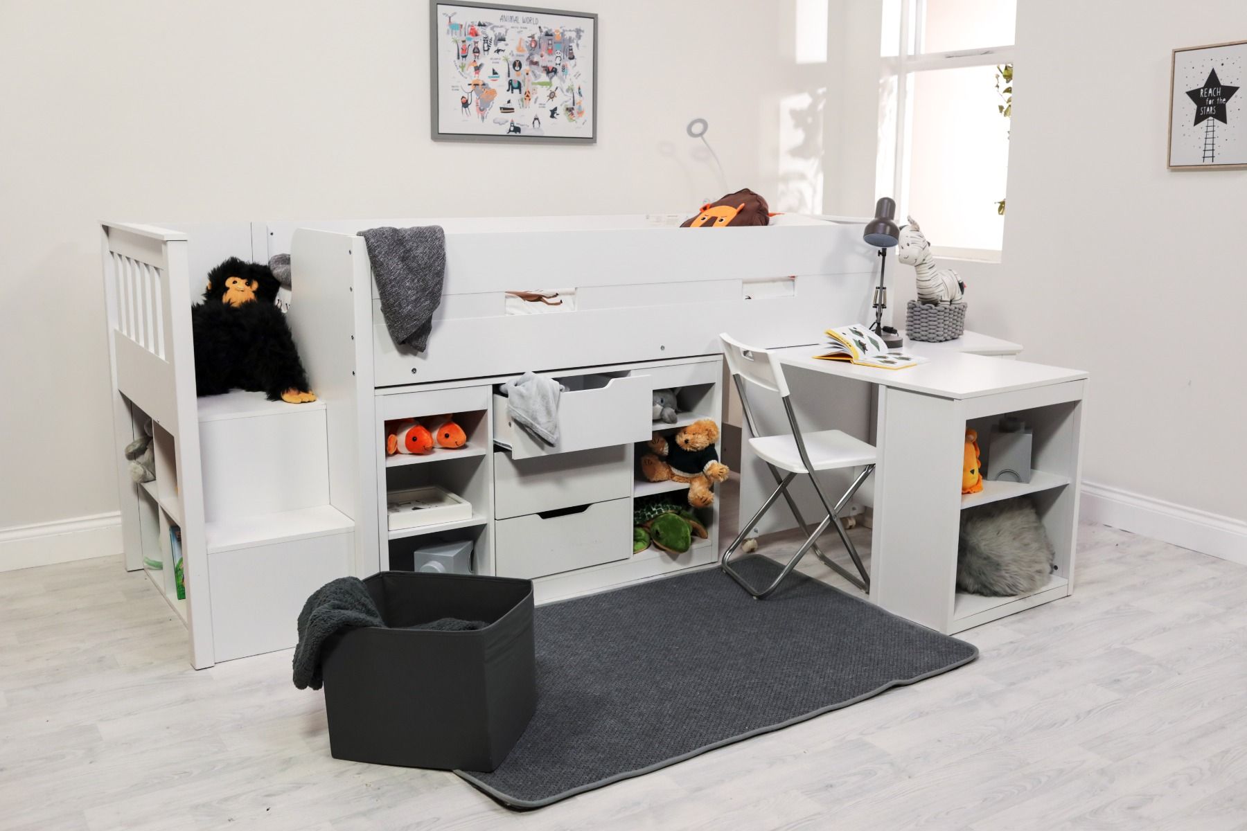 Kids Mid Sleeper - Cabin Beds - High Sleeper | Fast Free Delivery ...