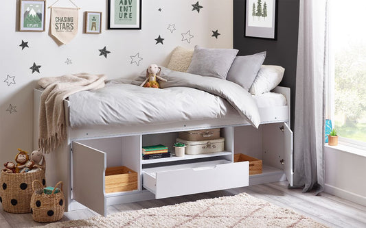 Julian Bowen Atom Low Sleeper - Kids Low Sleeper Bed ModelBedroom