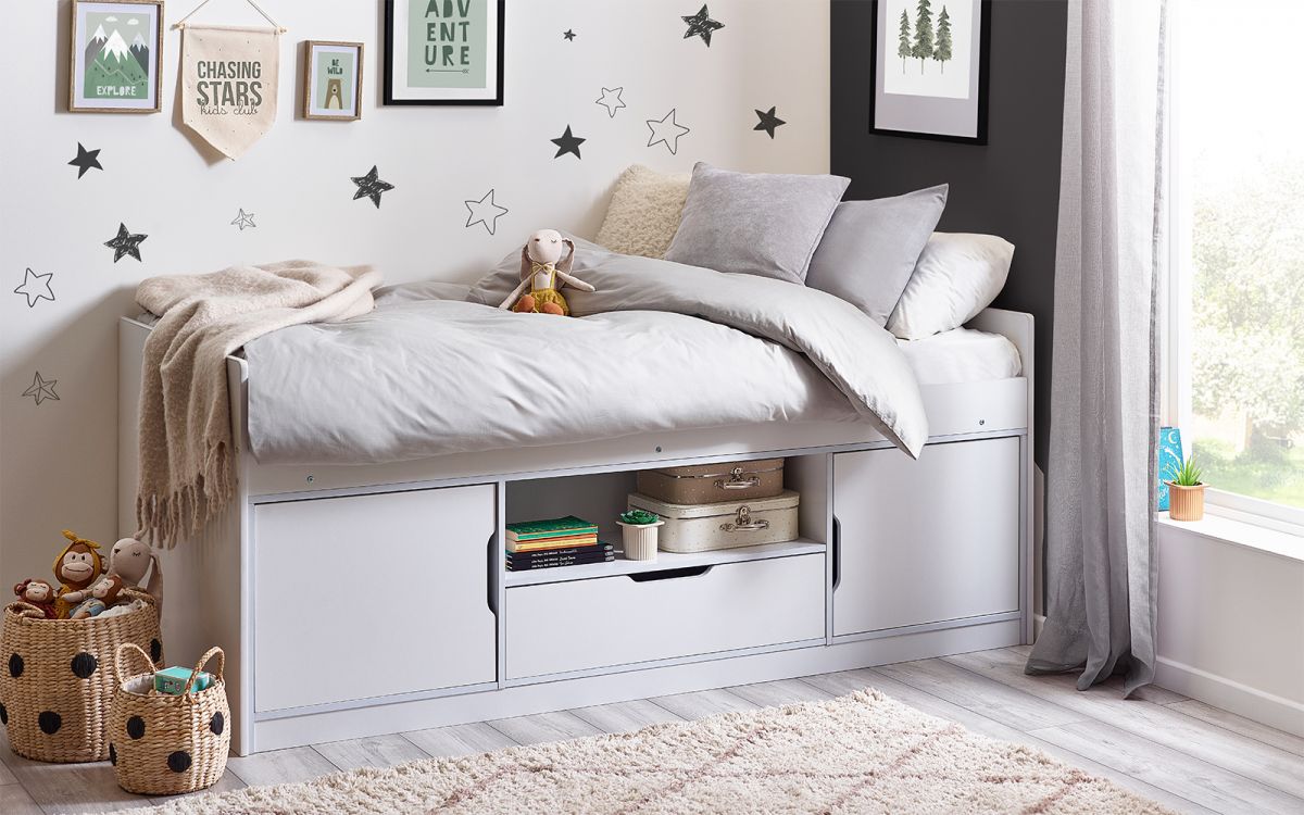 Julian Bowen Atom Low Sleeper - Kids Low Sleeper Bed ModelBedroom