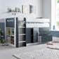 Bedmaster Lacy Mid Sleeper - Lacy Storage Mid Sleeper Bed ModelBedroom