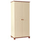 Copenhagen 2 Door Wardrobe in Creme/Pine ModelBedroom