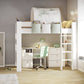 Steens for kids High Sleeper In Off White - Childrens High Sleeper Bed ModelBedroom
