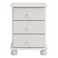 Richmond 3 Drawer Bedside Off White ModelBedroom