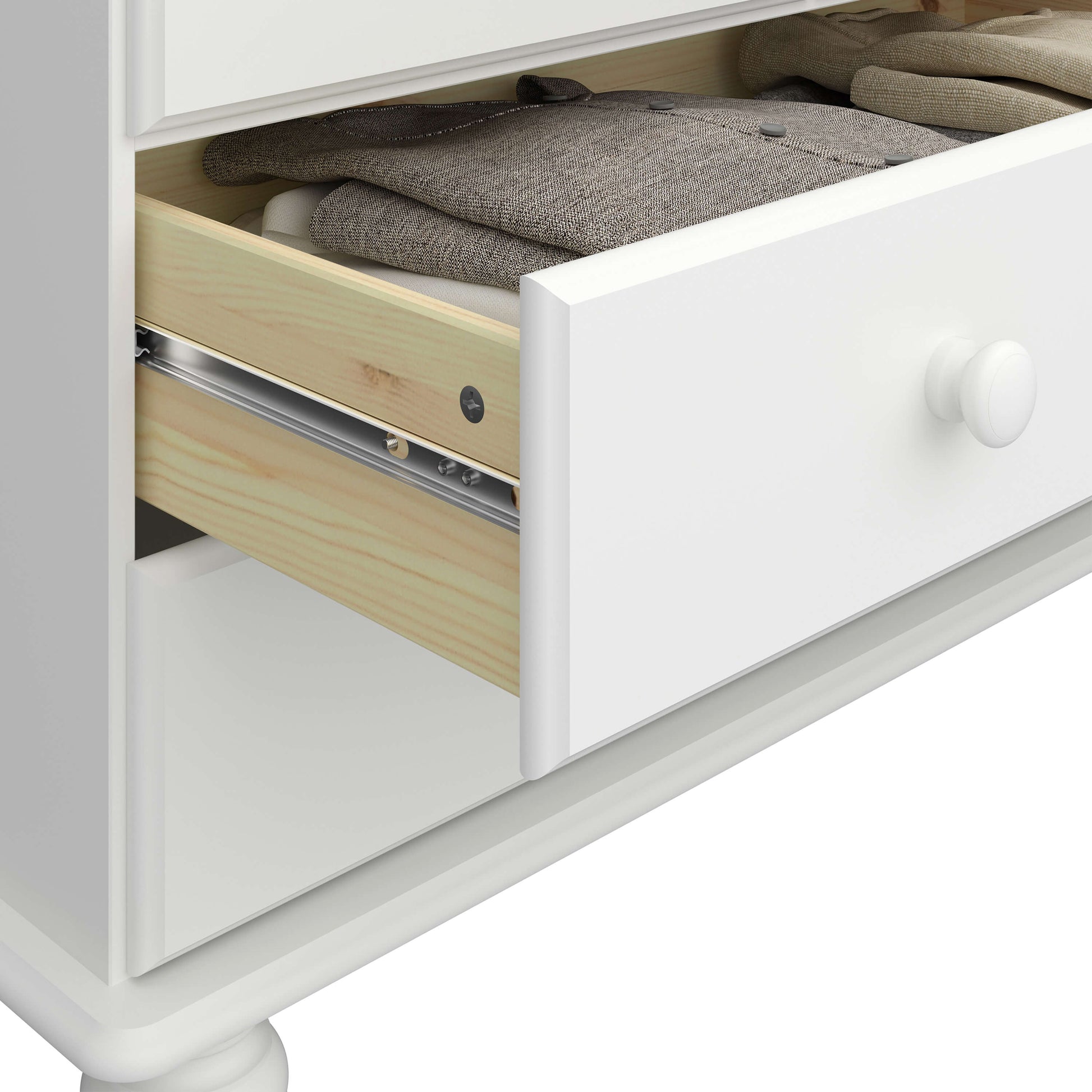 Richmond 2+3+4 Chest Off White ModelBedroom