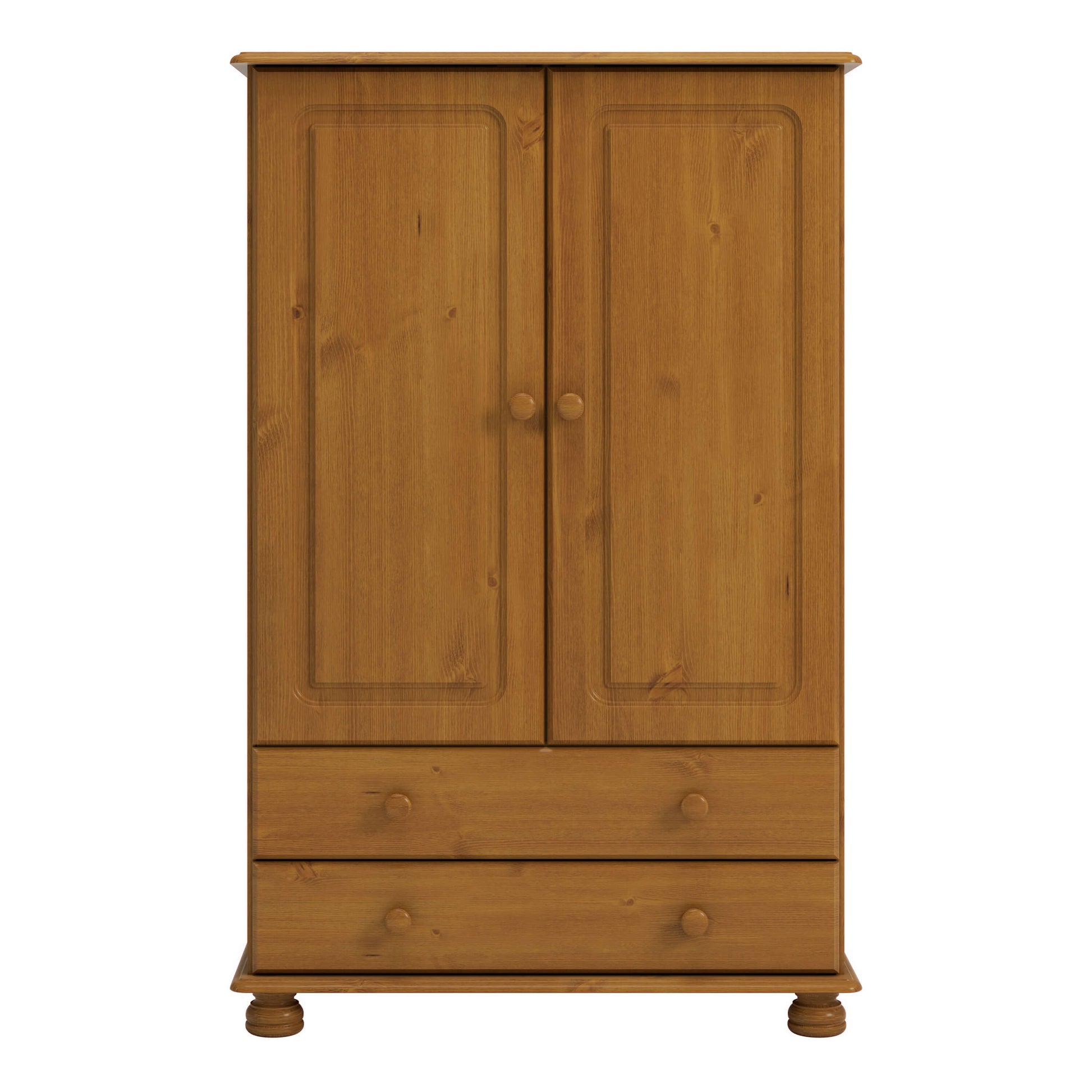 Richmond 2 Door Combi Wardrobe Pine ModelBedroom