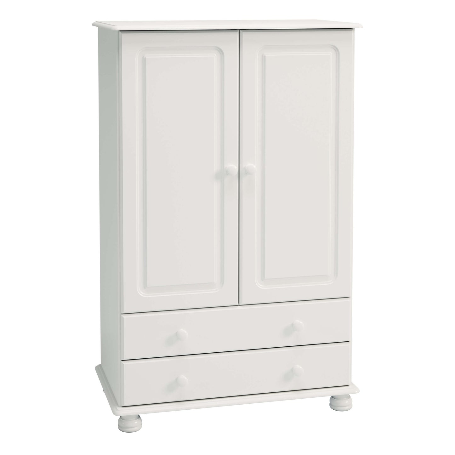 Richmond 2 Door Combi Wardrobe Off White ModelBedroom