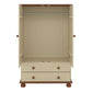 Richmond 2 Door Combi Wardrobe Cream & Pine ModelBedroom