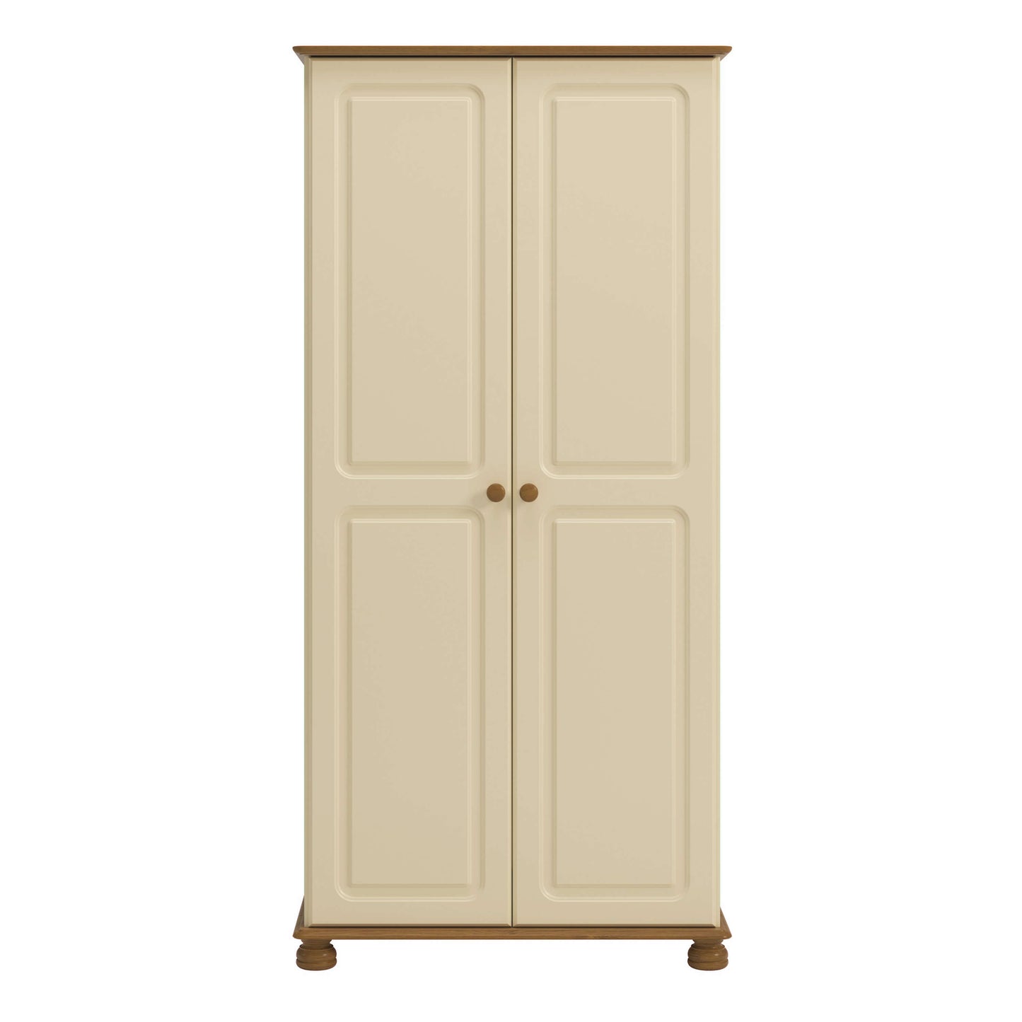 Richmond 2 Door Wardrobe Cream & Pine ModelBedroom