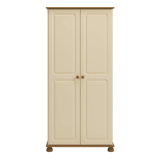 Richmond 2 Door Wardrobe Cream & Pine ModelBedroom