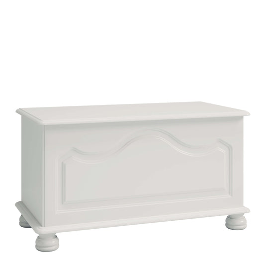 Richmond Ottoman Blanket Box Off White ModelBedroom