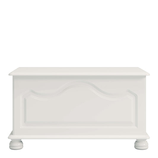 Richmond Ottoman Blanket Box Off White ModelBedroom