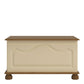 Richmond Ottoman Blanket Box Cream & Pine ModelBedroom