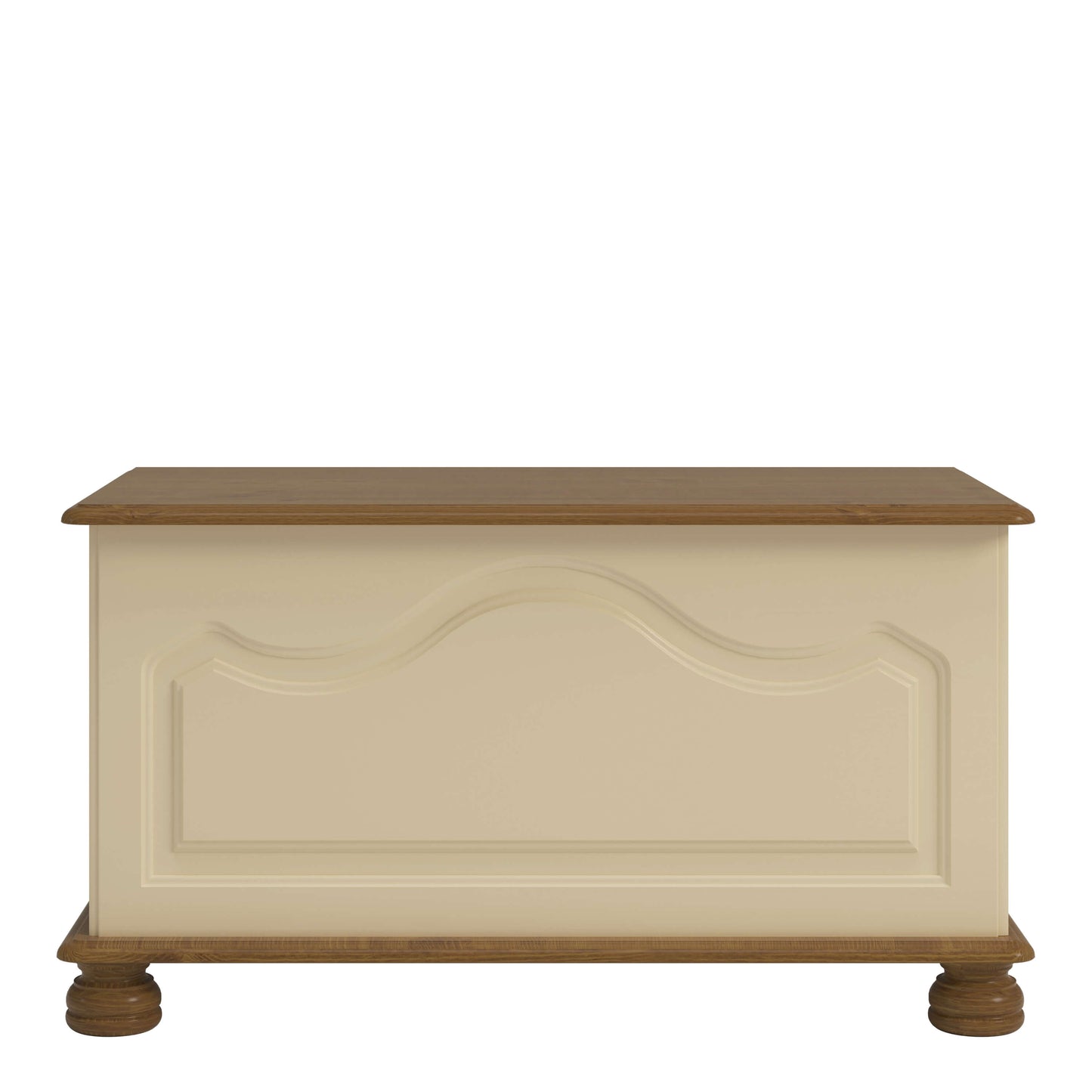 Richmond Ottoman Blanket Box Cream & Pine ModelBedroom