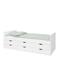 Alba Single bed with 6 Drawers White ModelBedroom