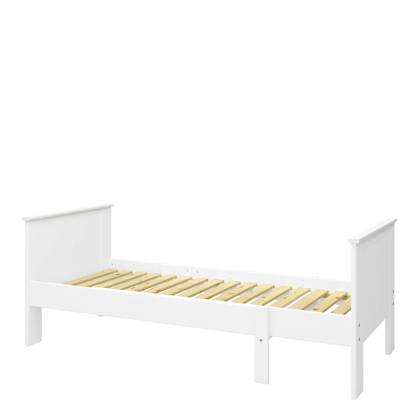 Alba Extendable Bed White ModelBedroom