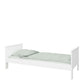Alba Single Bed White ModelBedroom