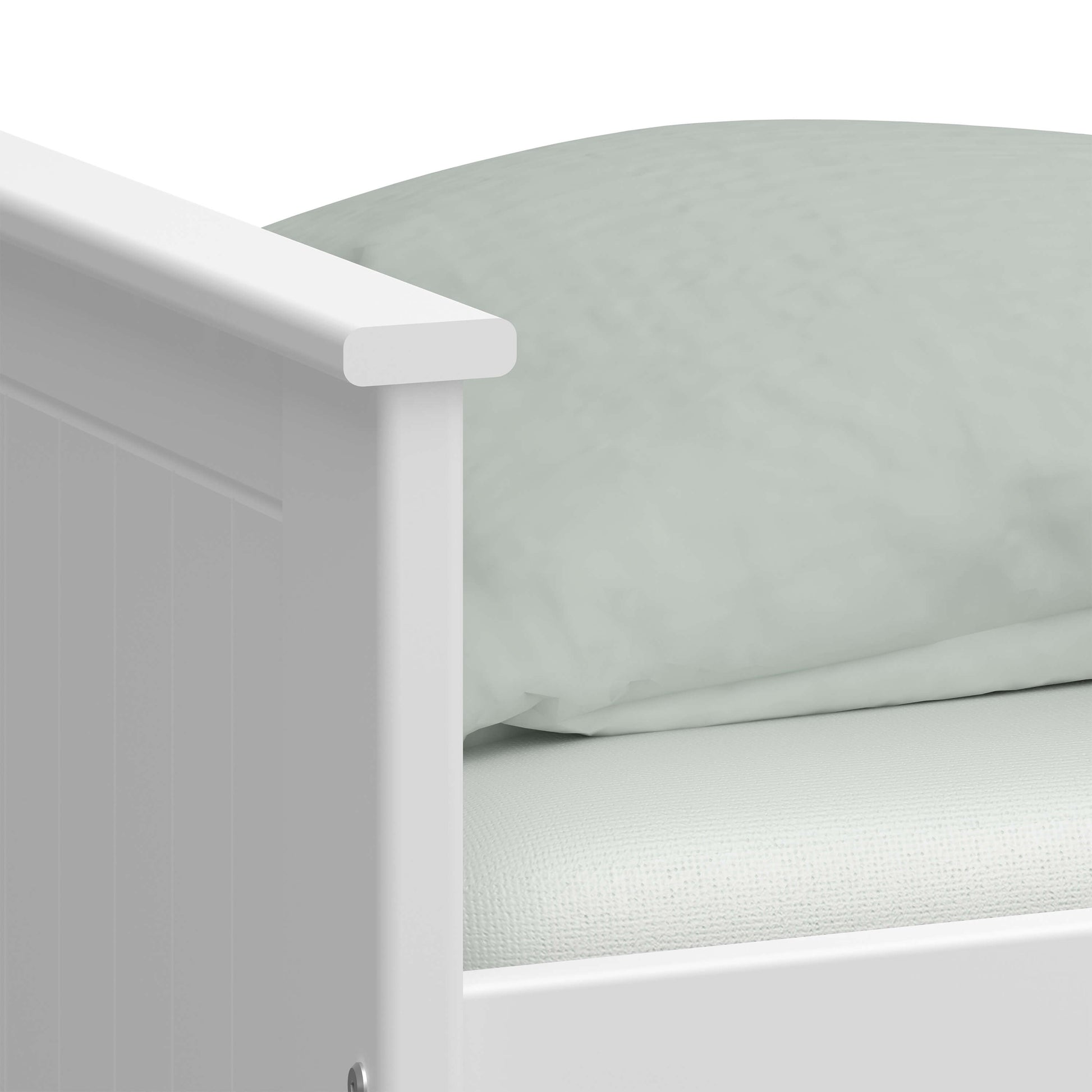 Alba Single Bed White ModelBedroom