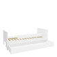Alba Single Bed White ModelBedroom