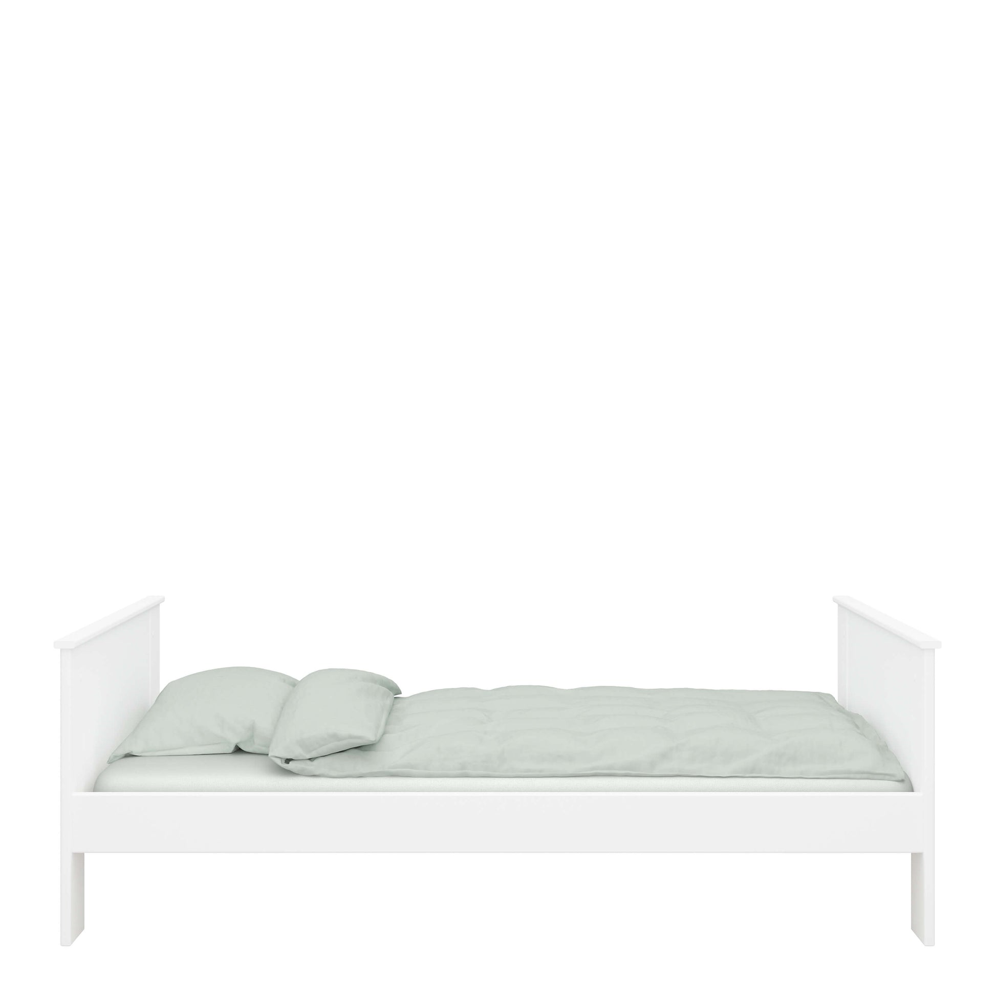 Alba Single Bed White ModelBedroom