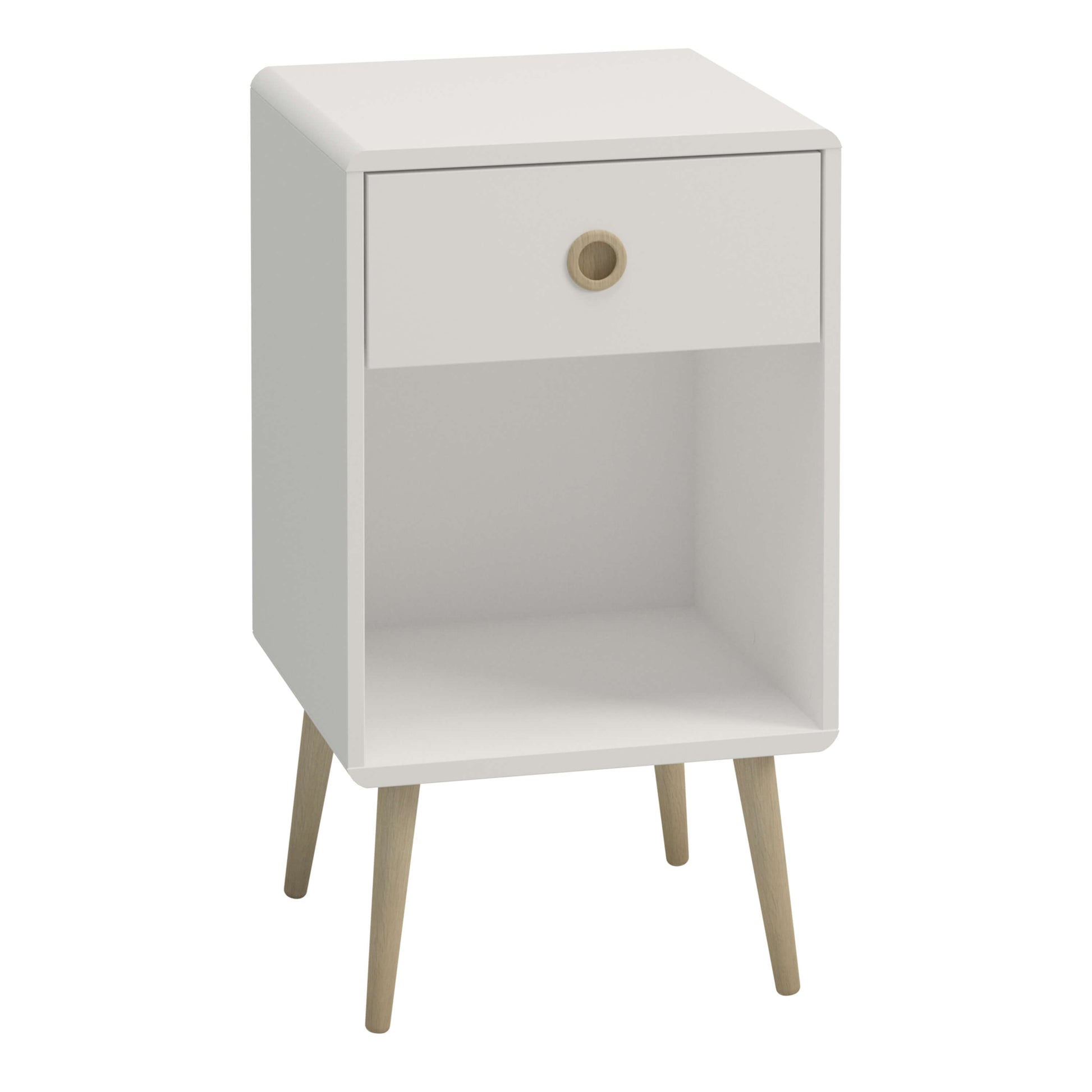 Softline 1 Drawer Chest Off White ModelBedroom