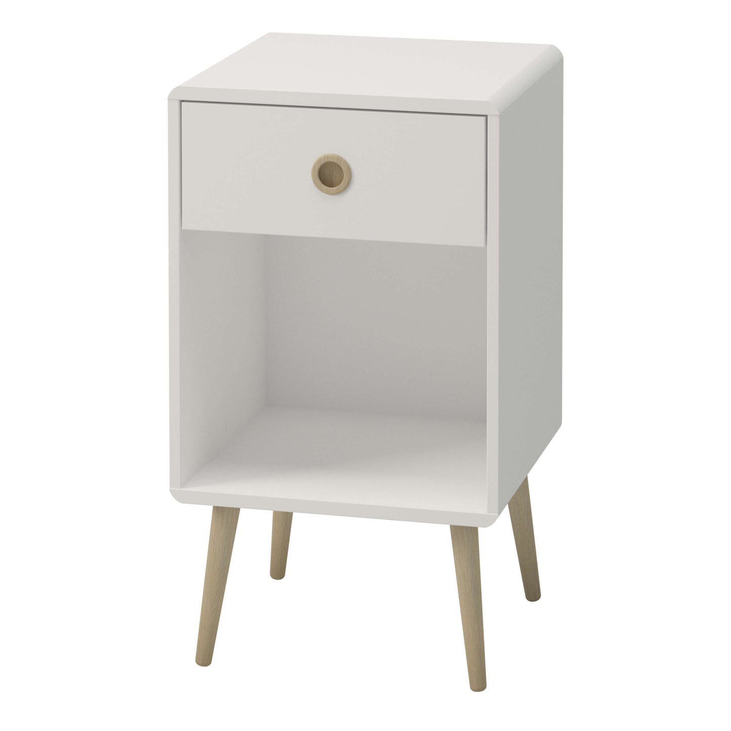 Softline 1 Drawer Chest Off White ModelBedroom