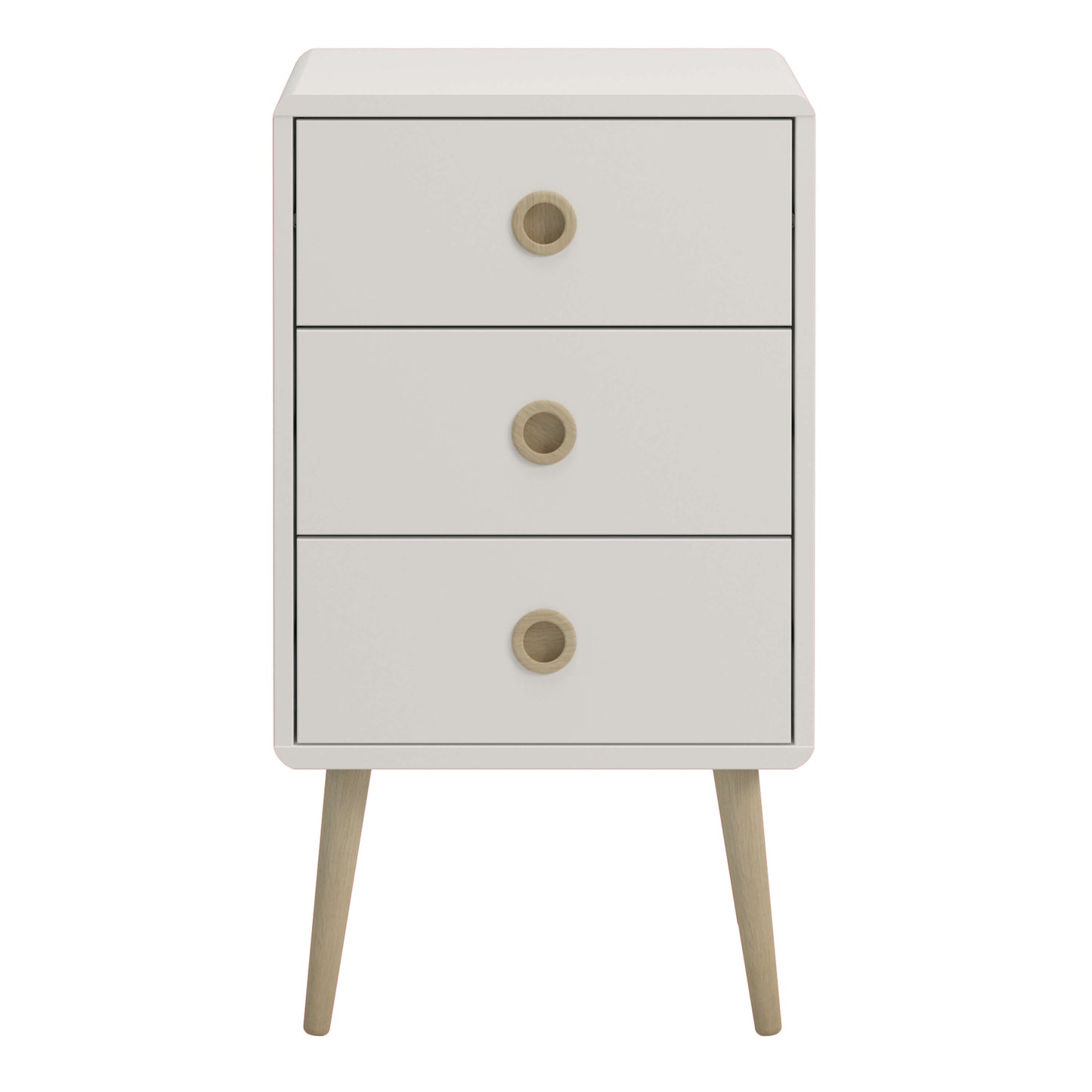 Softline 3 Drawer Chest Off White ModelBedroom