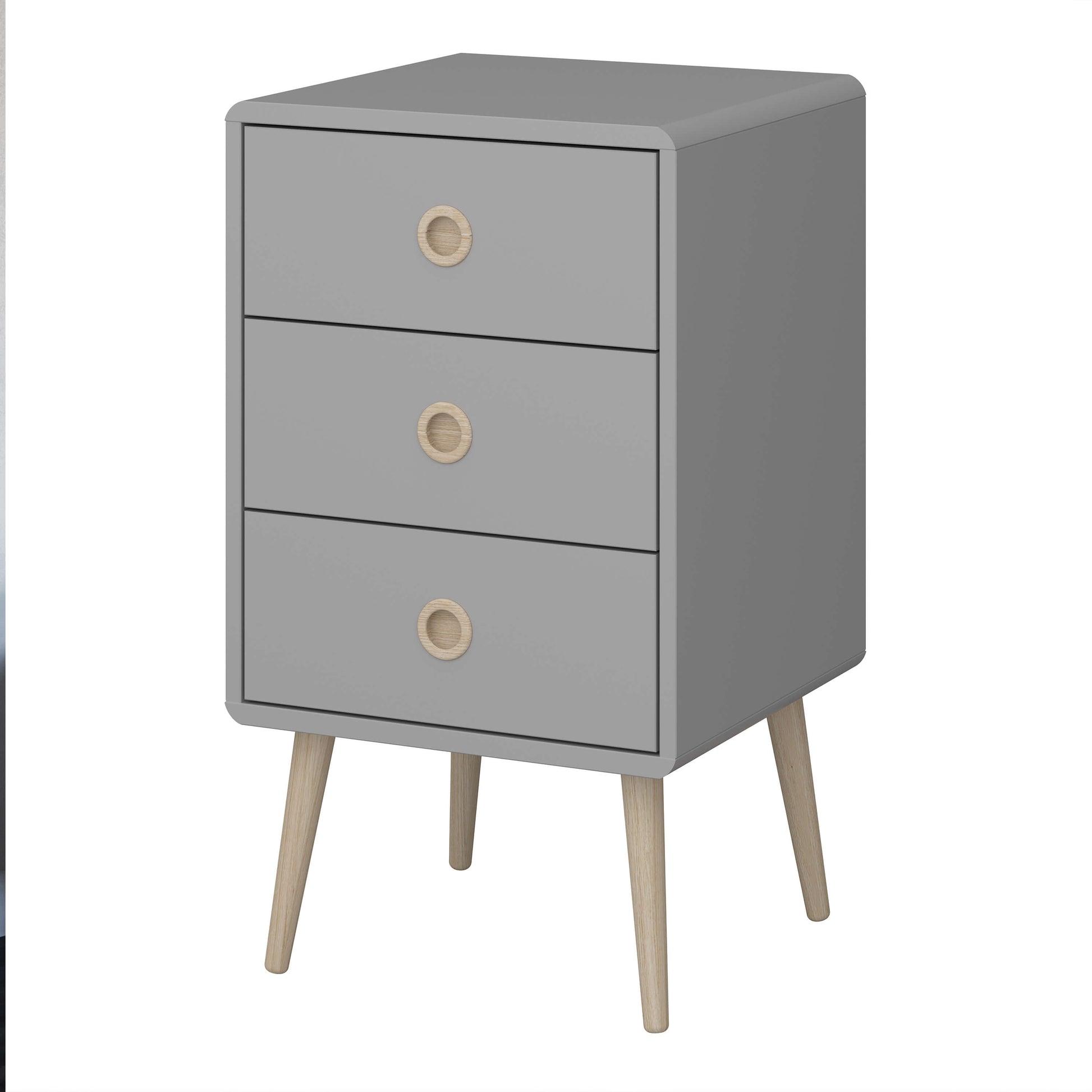 Softline 3 Drawer Chest Grey ModelBedroom