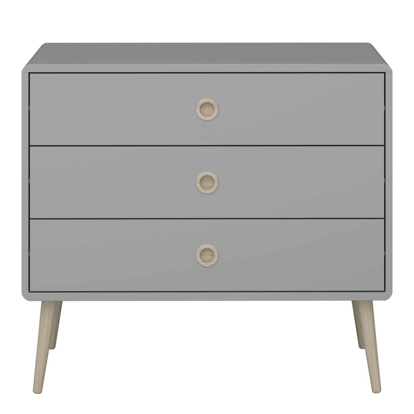 Softline 3 Drawer Wide Chest Grey ModelBedroom