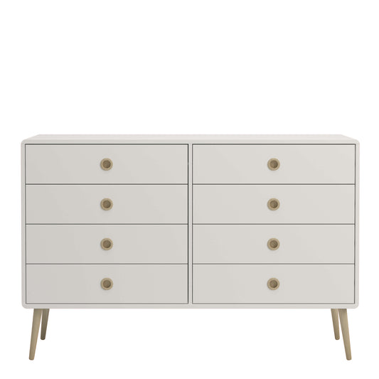 Softline 4 + 4 Wide Chest Off White ModelBedroom