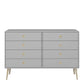 Softline 4 + 4 Wide Chest Grey ModelBedroom
