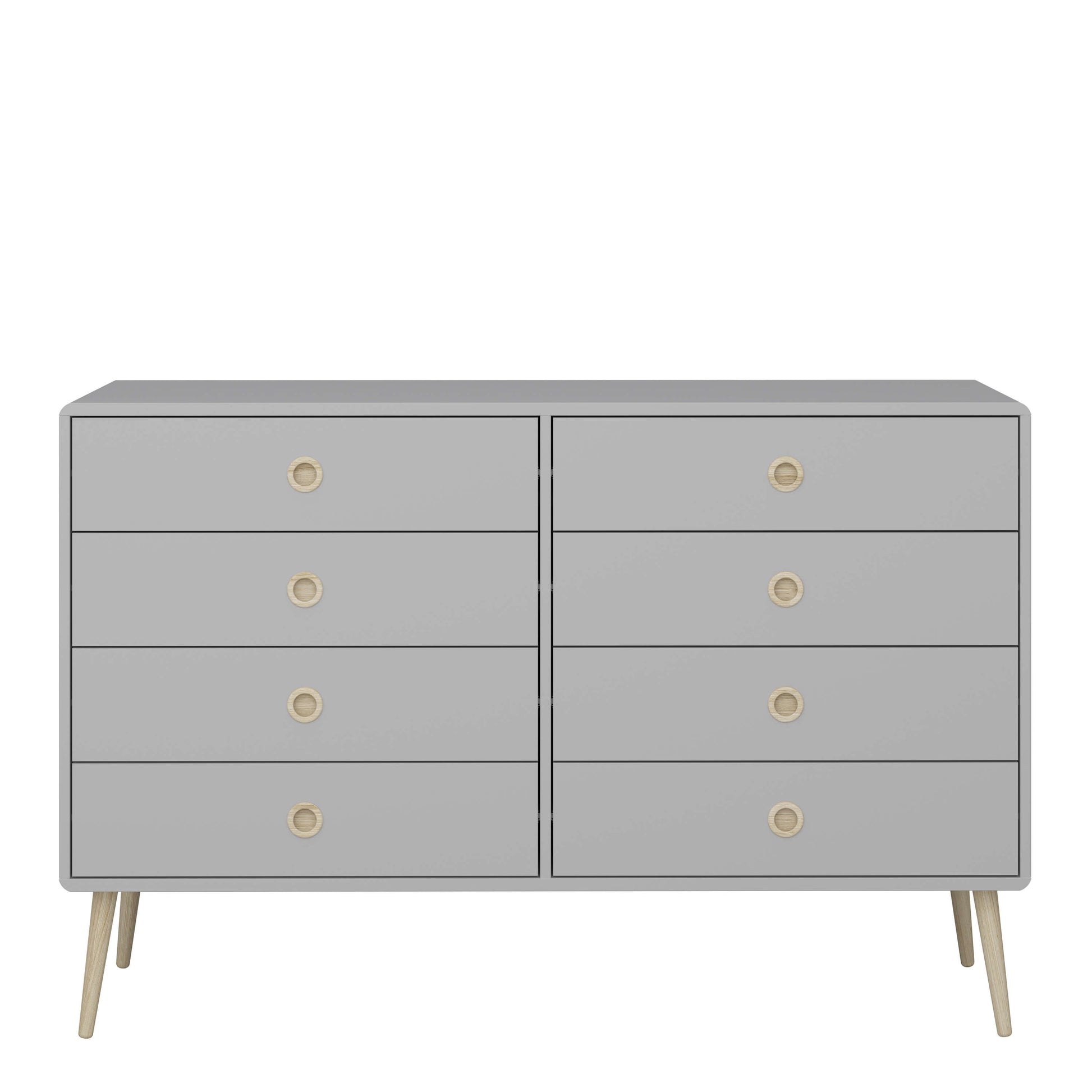 Softline 4 + 4 Wide Chest Grey ModelBedroom