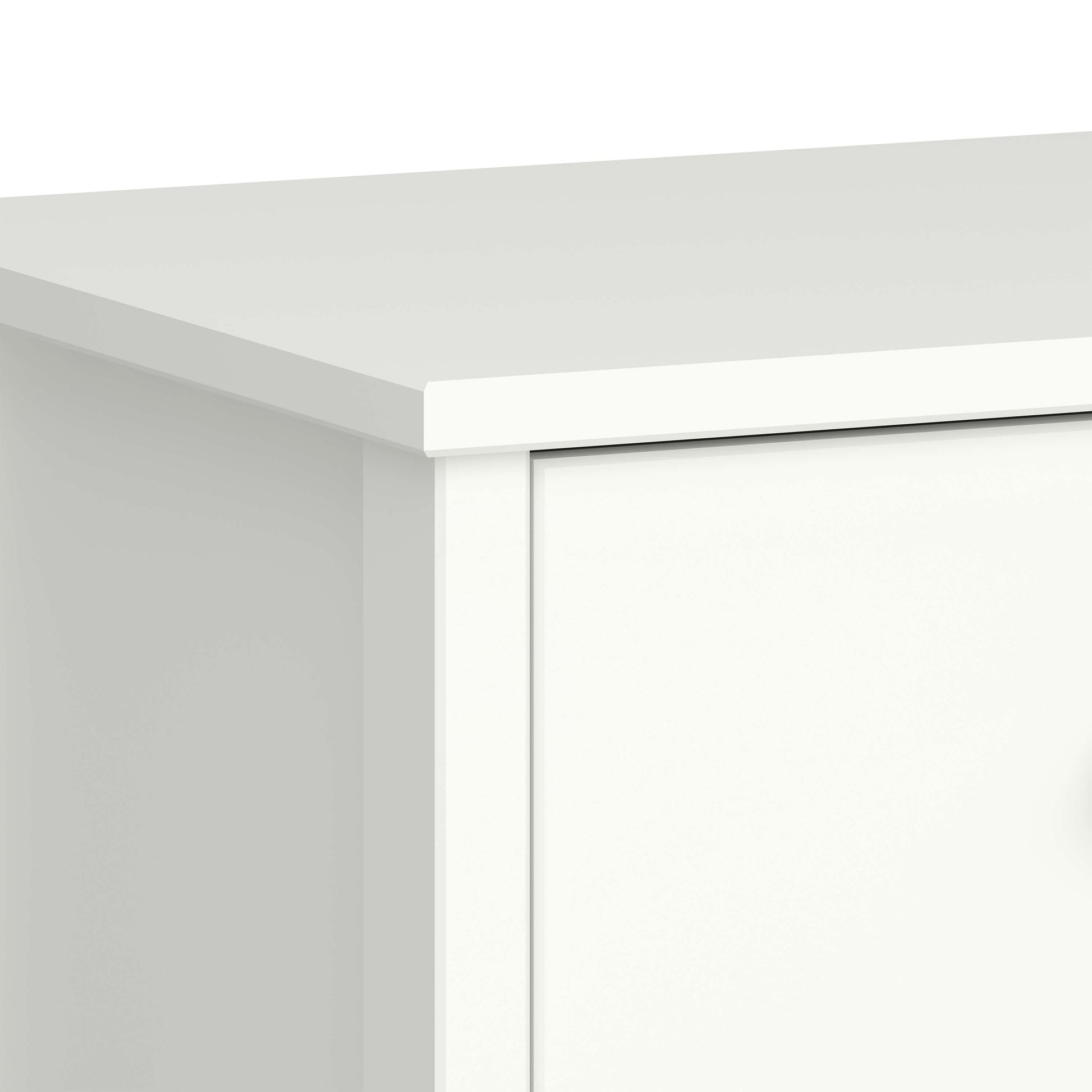 Tromso 3 Drawer Bedside Off White ModelBedroom