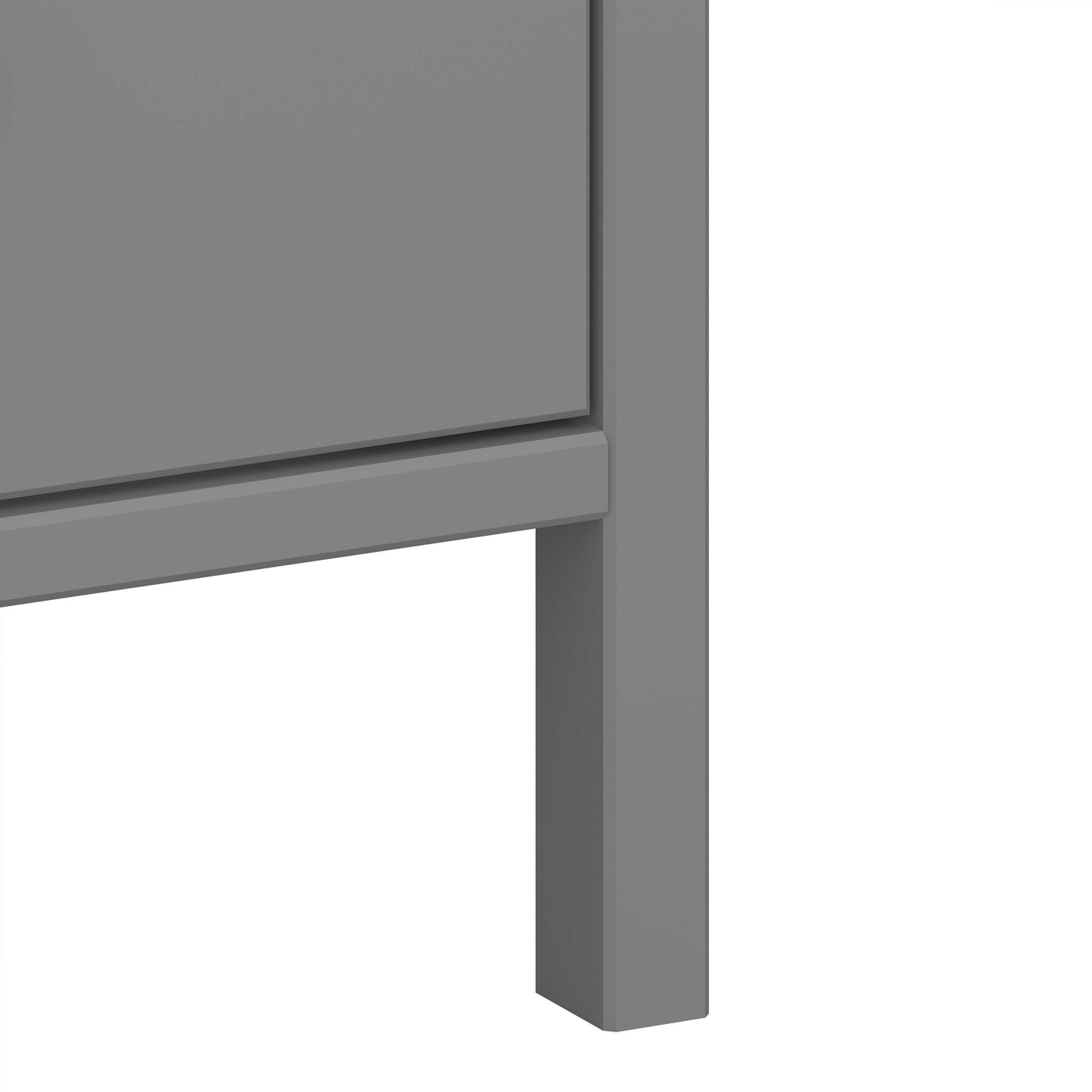 Tromso 3 Drawer Bedside Grey ModelBedroom