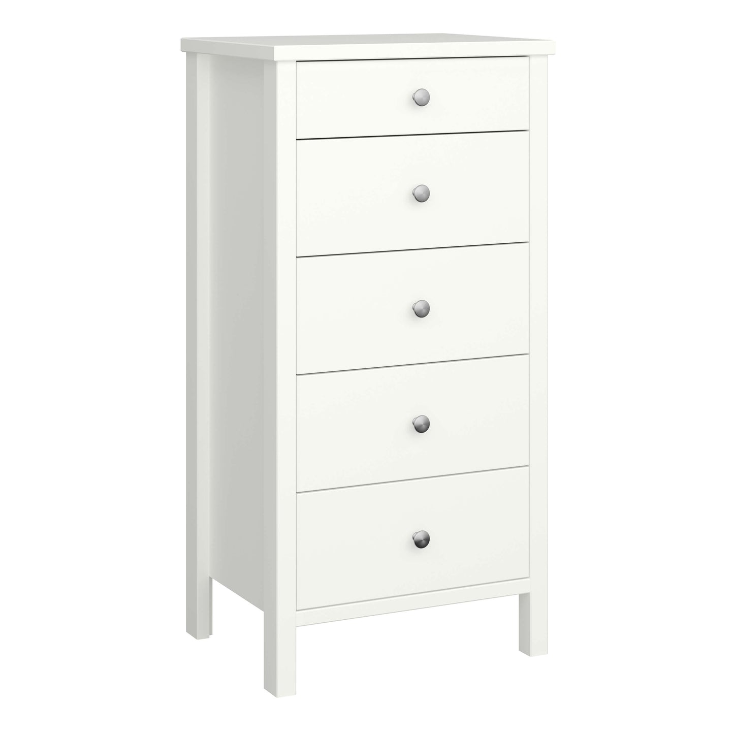 Tromso 5 Drawer Narrow Chest - Narrow Chest of Drawers ModelBedroom