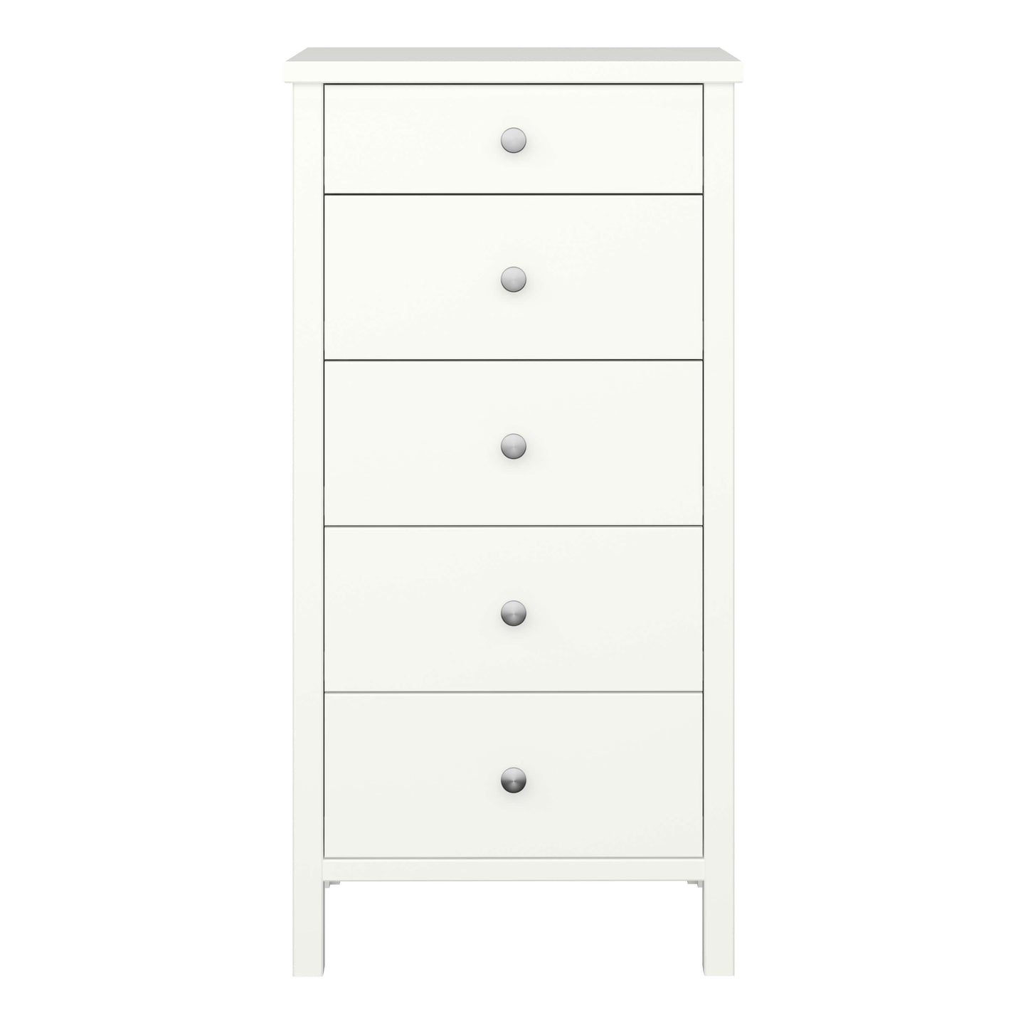 Tromso 5 Drawer Narrow Chest - Narrow Chest of Drawers ModelBedroom