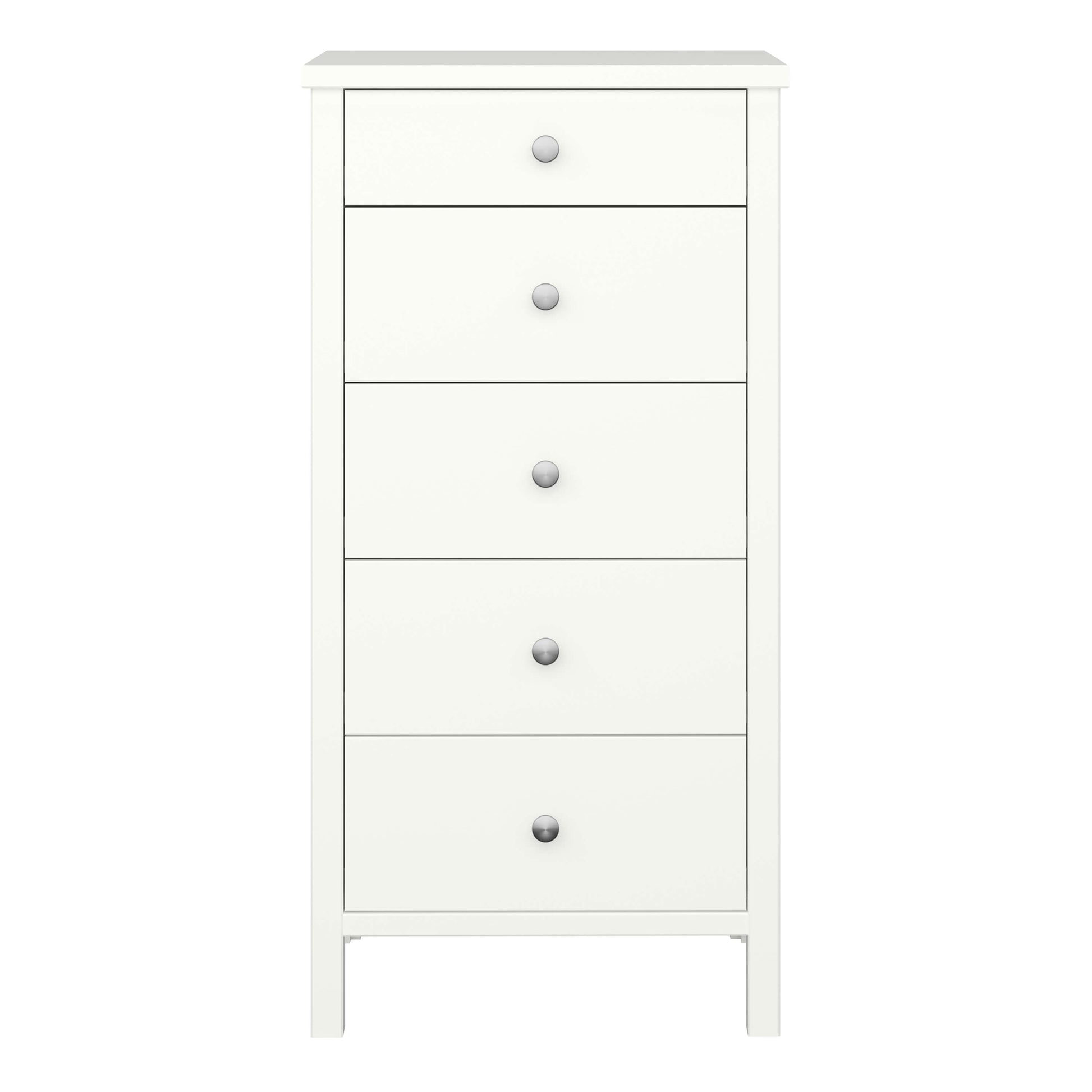 Tromso 5 Drawer Narrow Chest - Narrow Chest of Drawers ModelBedroom