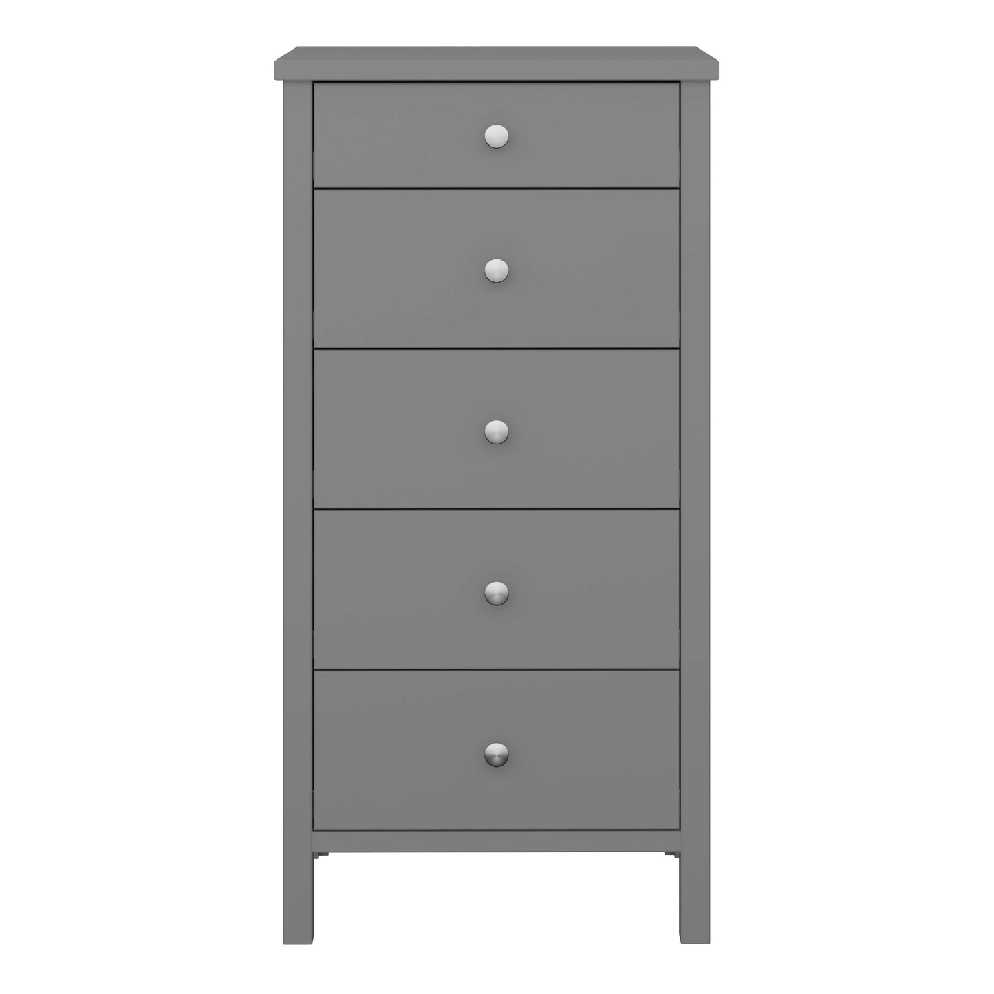 Tromso 5 Drawer Narrow Chest - Narrow Chest of Drawers ModelBedroom