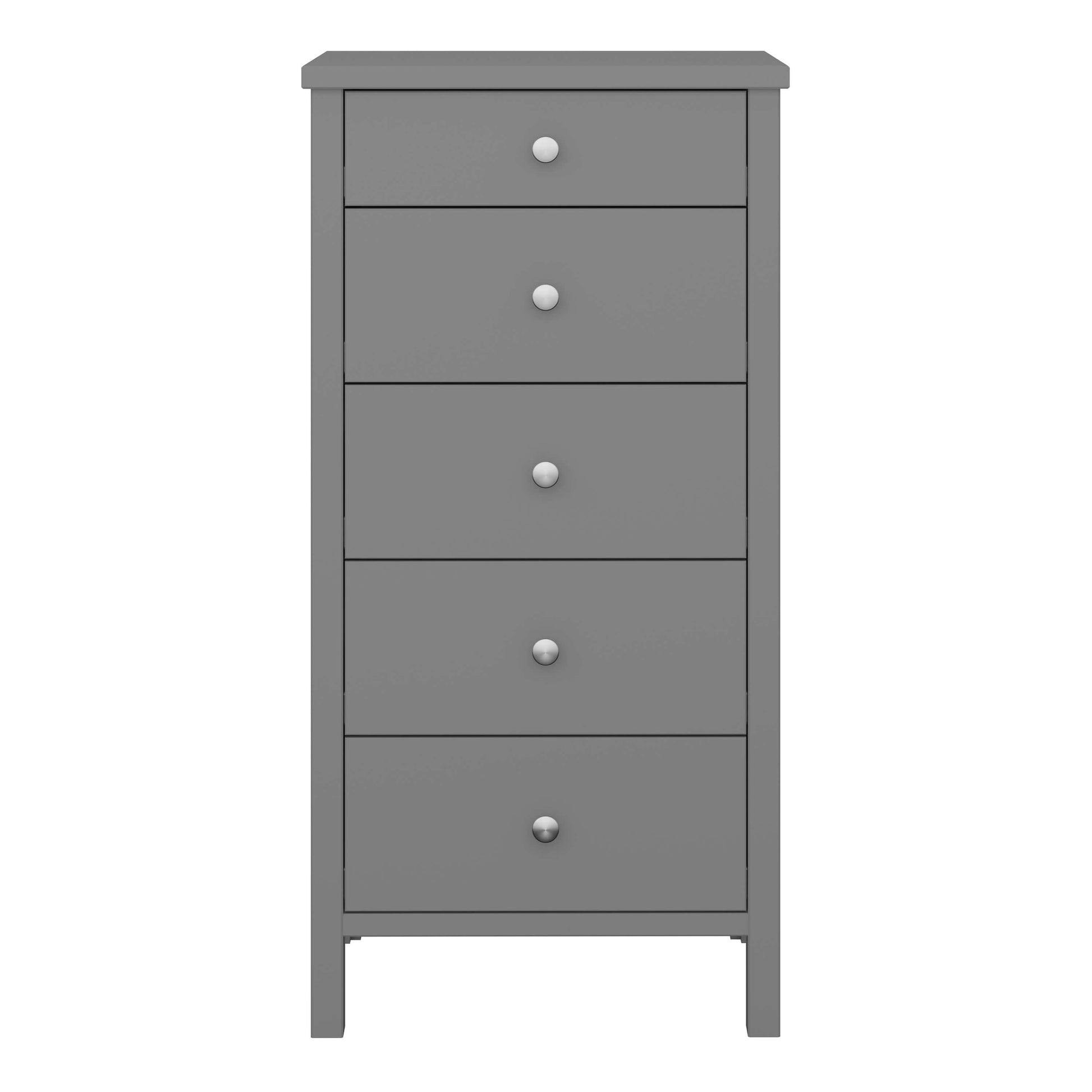 Tromso 5 Drawer Narrow Chest - Narrow Chest of Drawers ModelBedroom