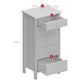 Tromso 5 Drawer Narrow Chest - Narrow Chest of Drawers ModelBedroom