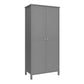Tromso 2 Door Wardrobe Grey ModelBedroom