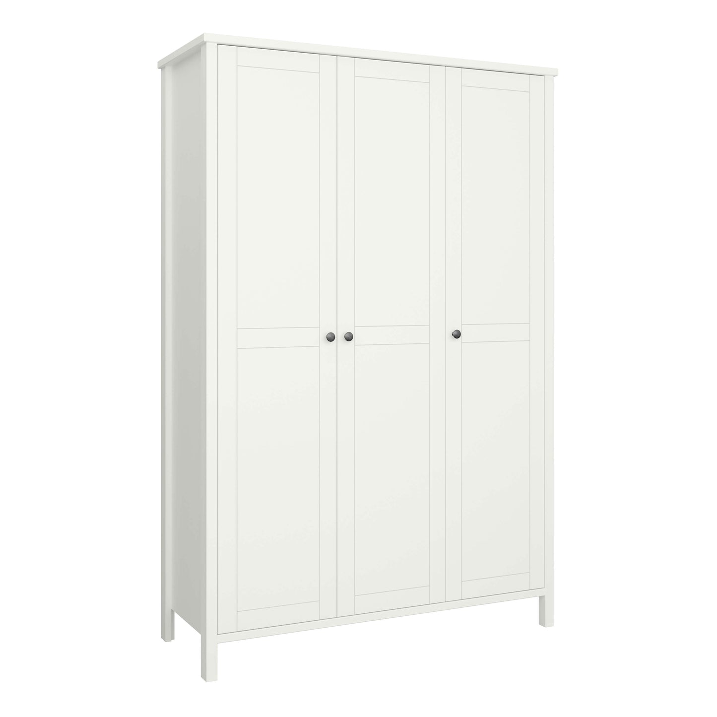 Tromso 3 Door Wardrobe Off White ModelBedroom