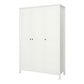 Tromso 3 Door Wardrobe Off White ModelBedroom