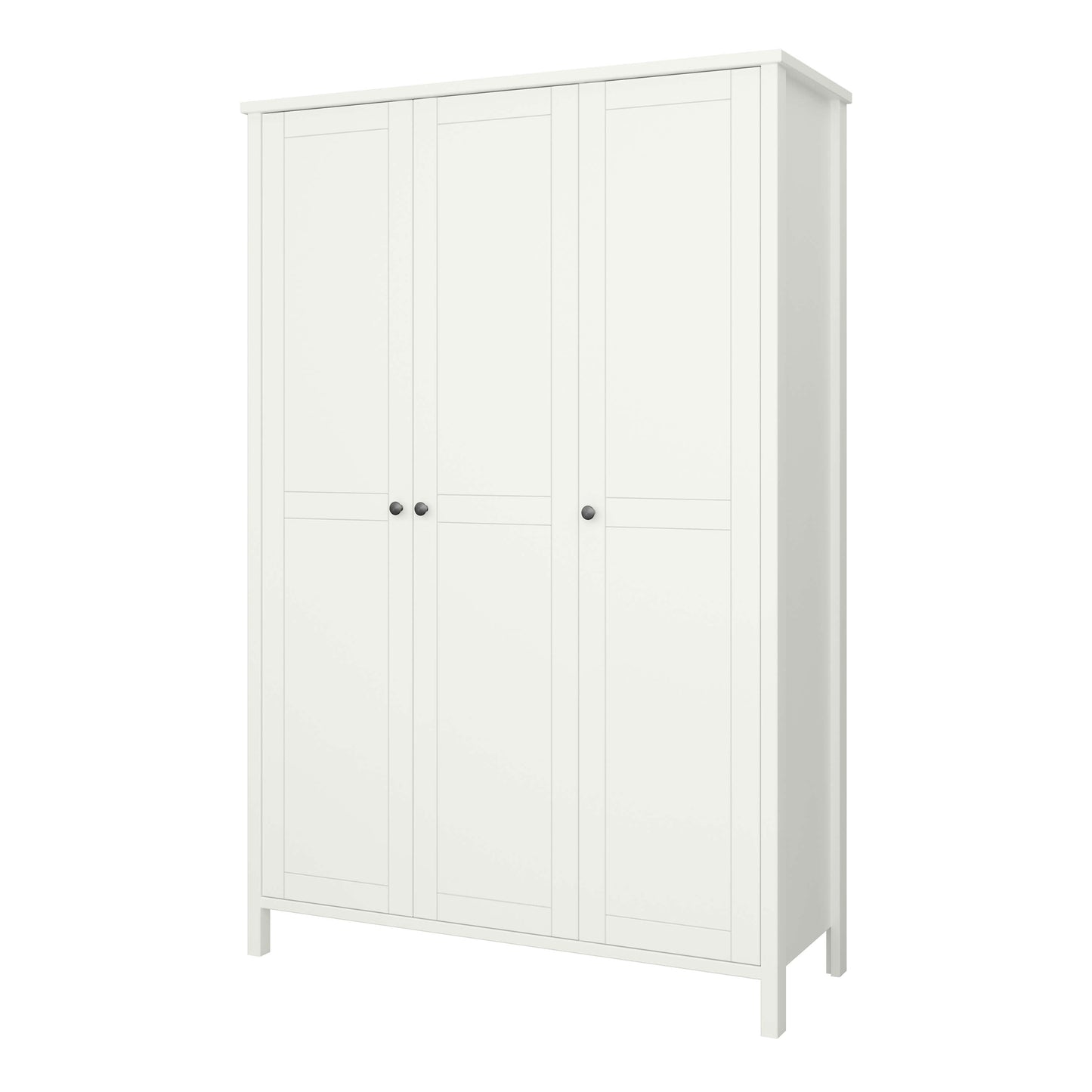 Tromso 3 Door Wardrobe Off White ModelBedroom