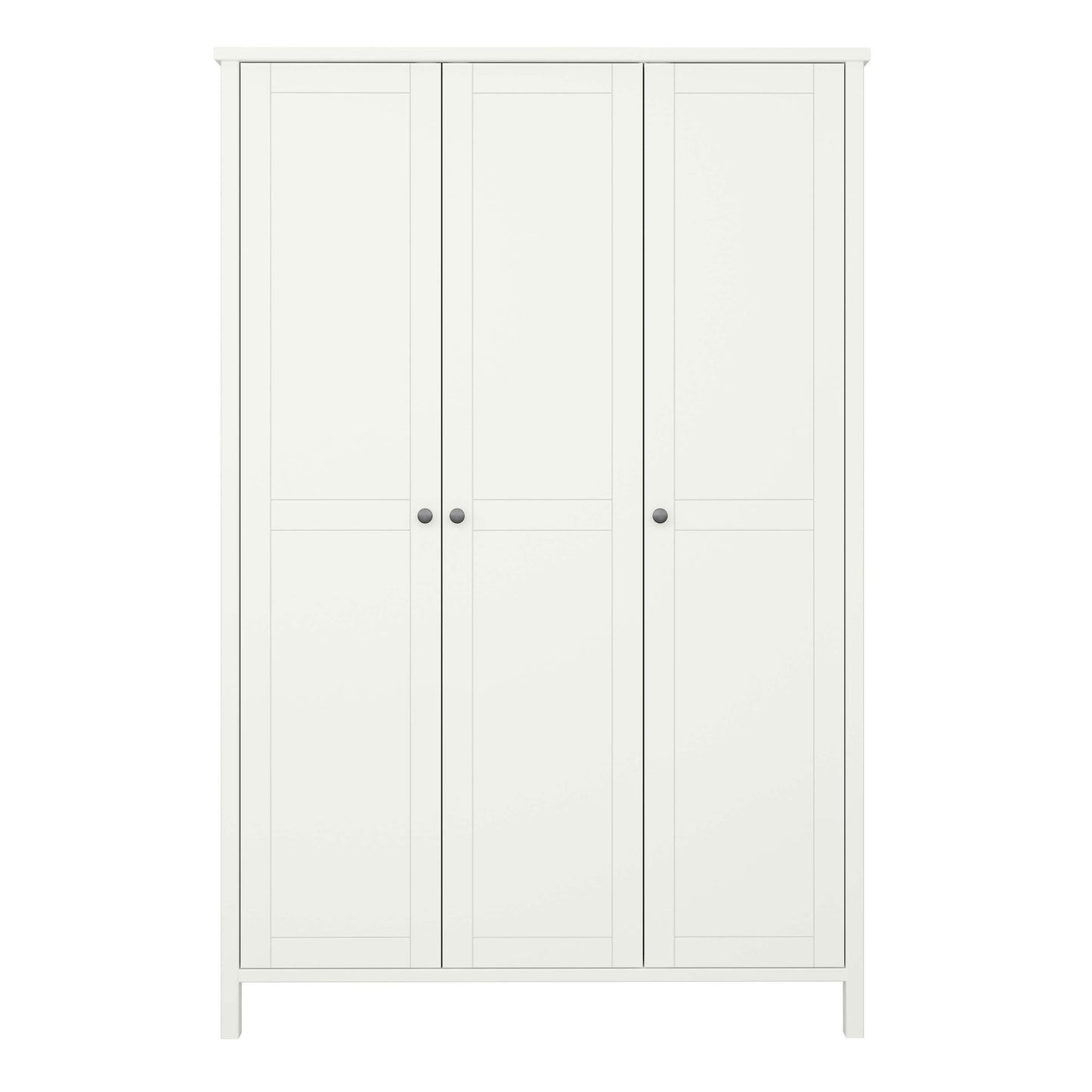 Tromso 3 Door Wardrobe Off White ModelBedroom